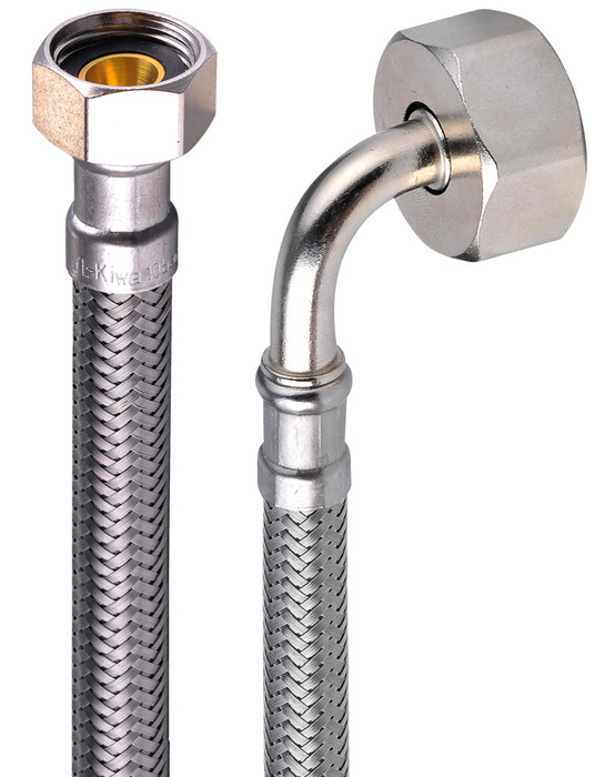 Tilkoblingsslange Kombi Flex 3/4" x 1/2" 80 cm